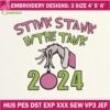 Stink Stank In The Tank 2024 Grinch Embroidery Designs