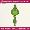 Baby Grinch Christmas Embroidery Designs
