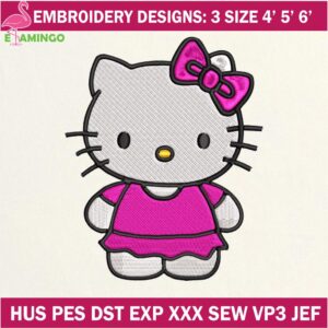 Hello Kitty Embroidery Designs