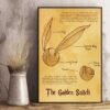 The Golden Snitch Harry Potter Poster