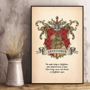 Gryffindor Harry Potter Logo Poster