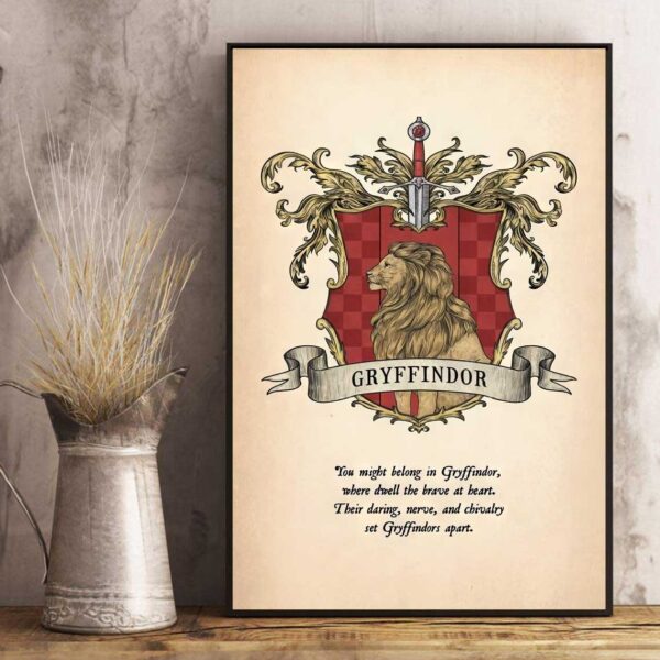 Gryffindor Harry Potter Logo Poster