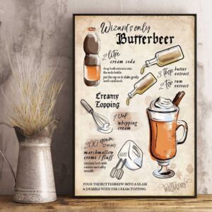 Wizard's Only ButterBeer Poster